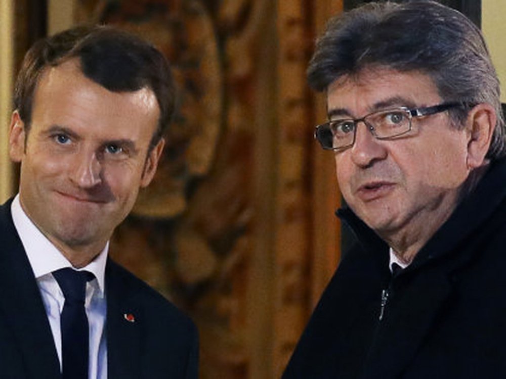 NI MACRON, NI MÉLENCHON !  A BAS LA Ve RÉPUBLIQUE DES RÉFORMES ET DES PATRONS !