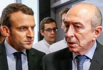 E. Macron et G. Collomb