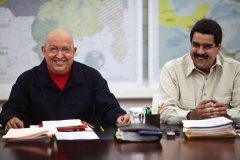 Chavez et Maduro en 2011